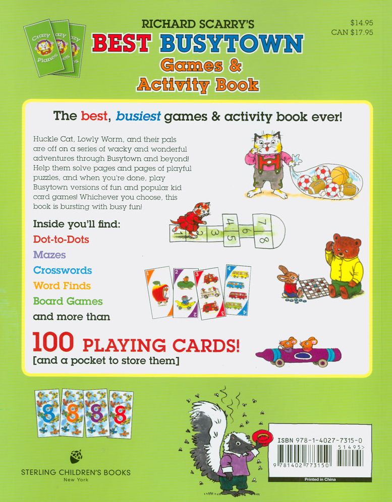 Richard Scarry's Best Busytown Games & Activity Book