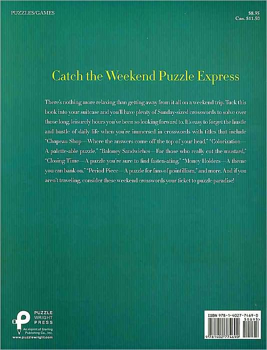 Weekend Getaway Crosswords