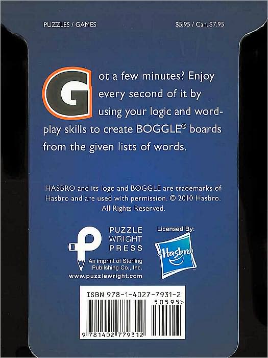 Sit & Solve BOGGLE Logic Puzzles