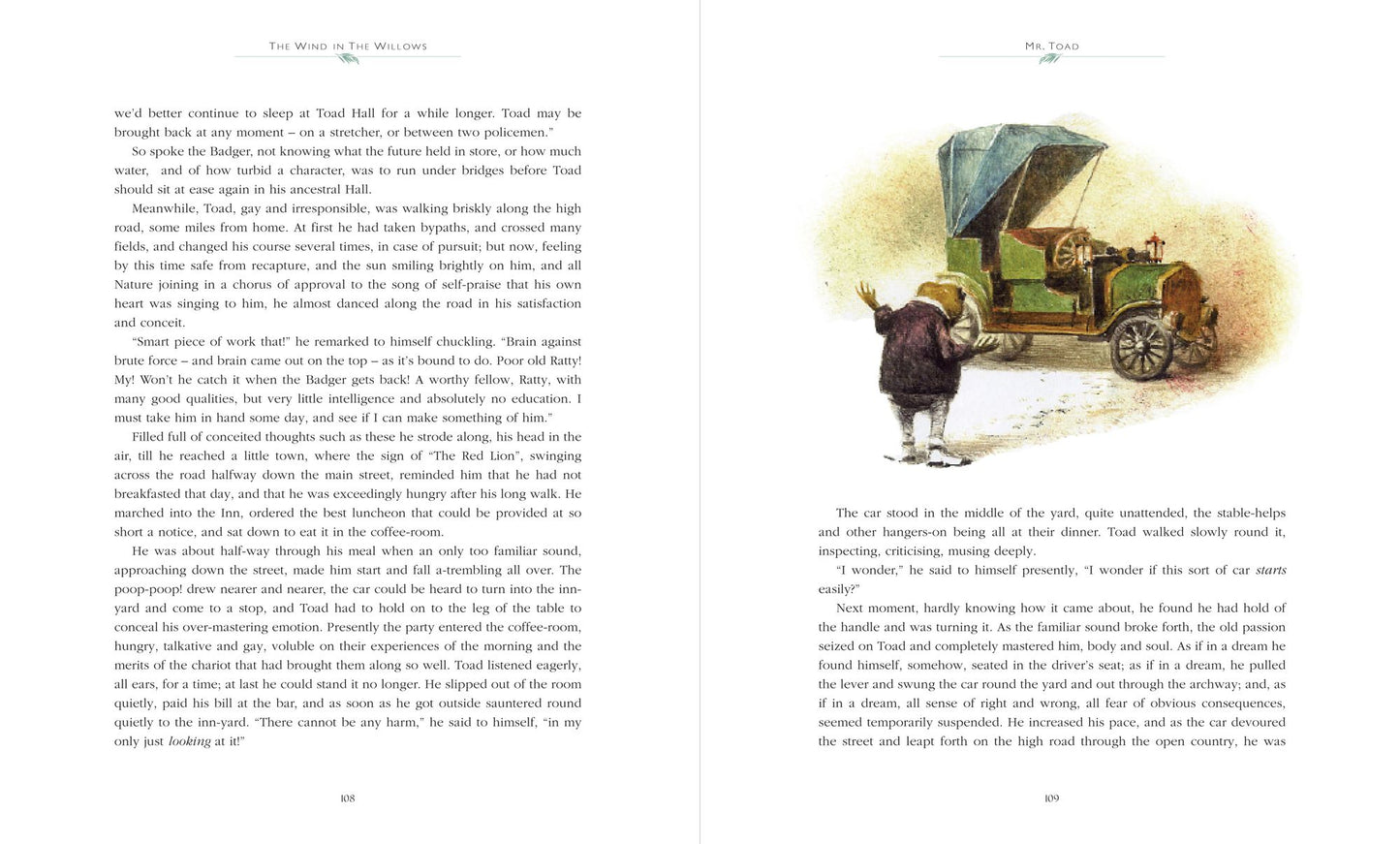 The Wind in the Willows (Sterling Illustrated Classics Series)