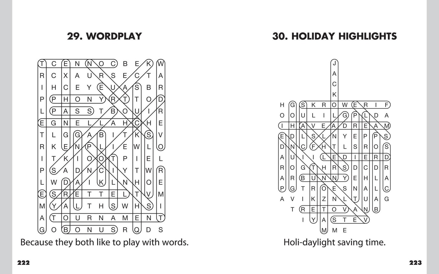 Large Print Word Search Puzzles 2
