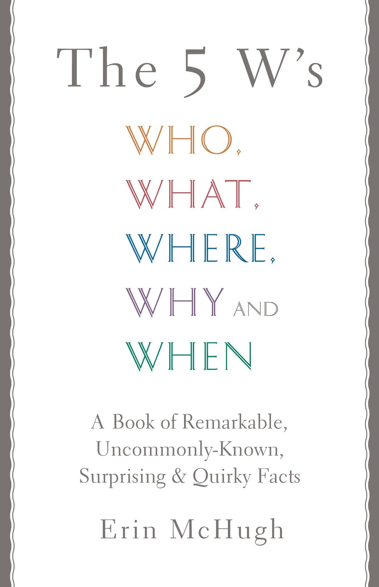 The 5 W's: Who, What, Where, Why and When
