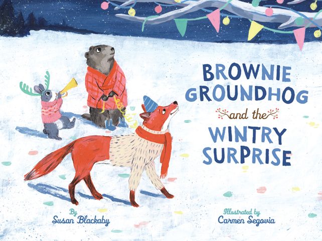 Brownie Groundhog & Wintry Sur
