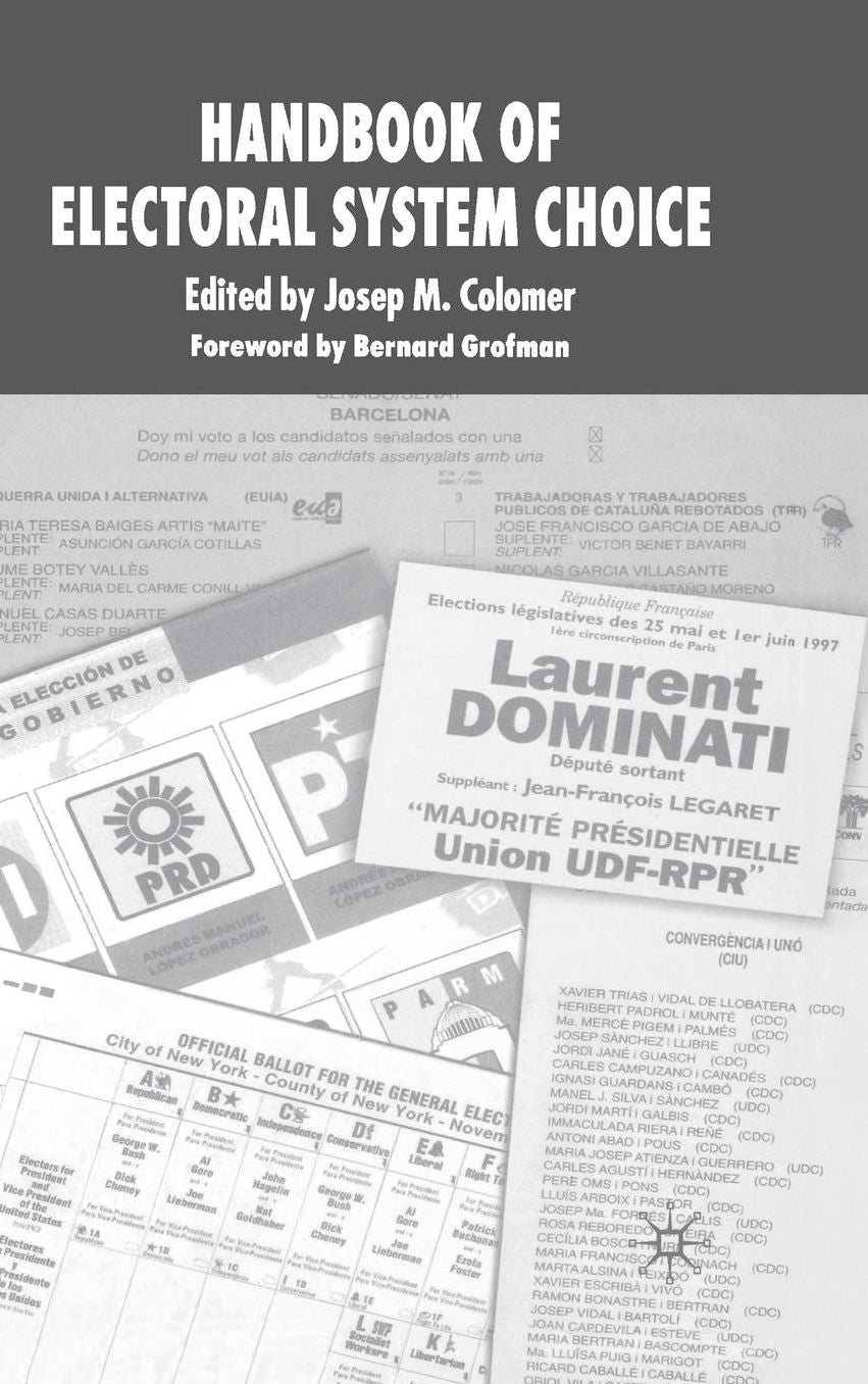 The Handbook of Electoral System Choice