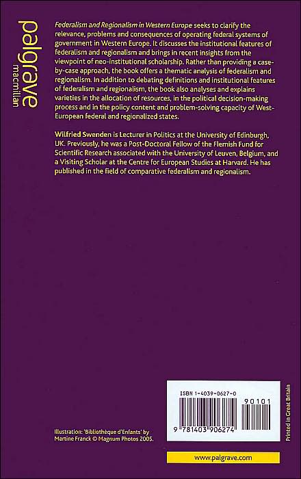 Federalism and Regionalism in Western Europe: A Comparative and Thematic Analysis