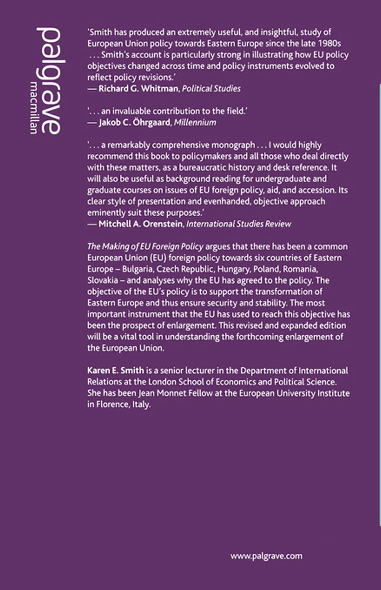 The Making of EU Foreign Policy: The Case of Eastern Europe