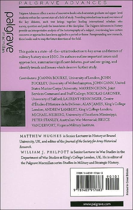 Palgrave Advances in Modern Military History
