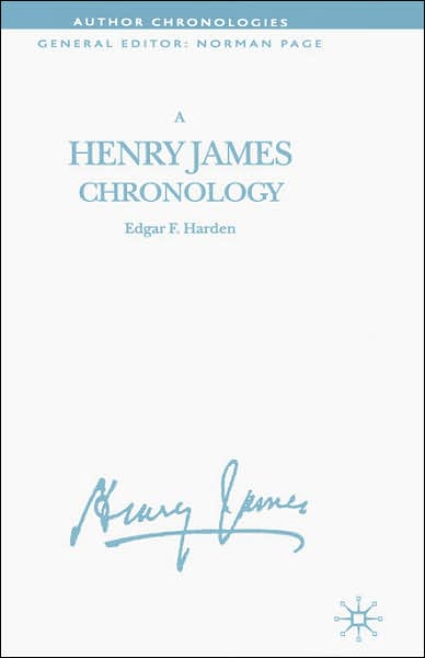 A Henry James Chronology