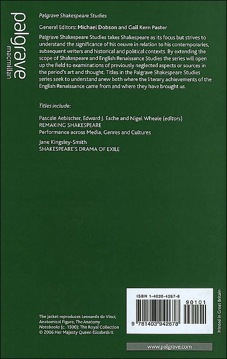 Shakespeare's Entrails: Belief, Scepticism and the Interior of the Body