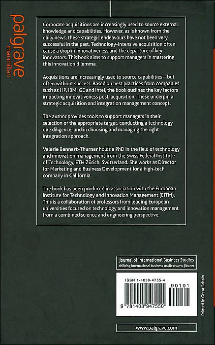 Mastering the Acquirer's Innovation Dilemma: Knowledge Sourcing Through Corporate Acquisitions
