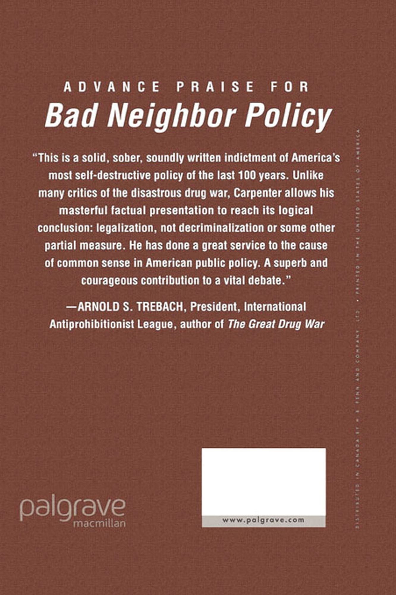Bad Neighbor Policy