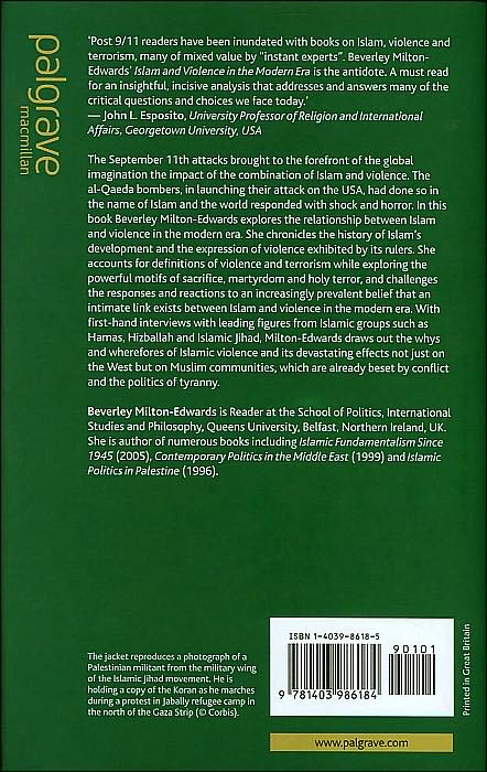 Islam and Violence in the Modern Era