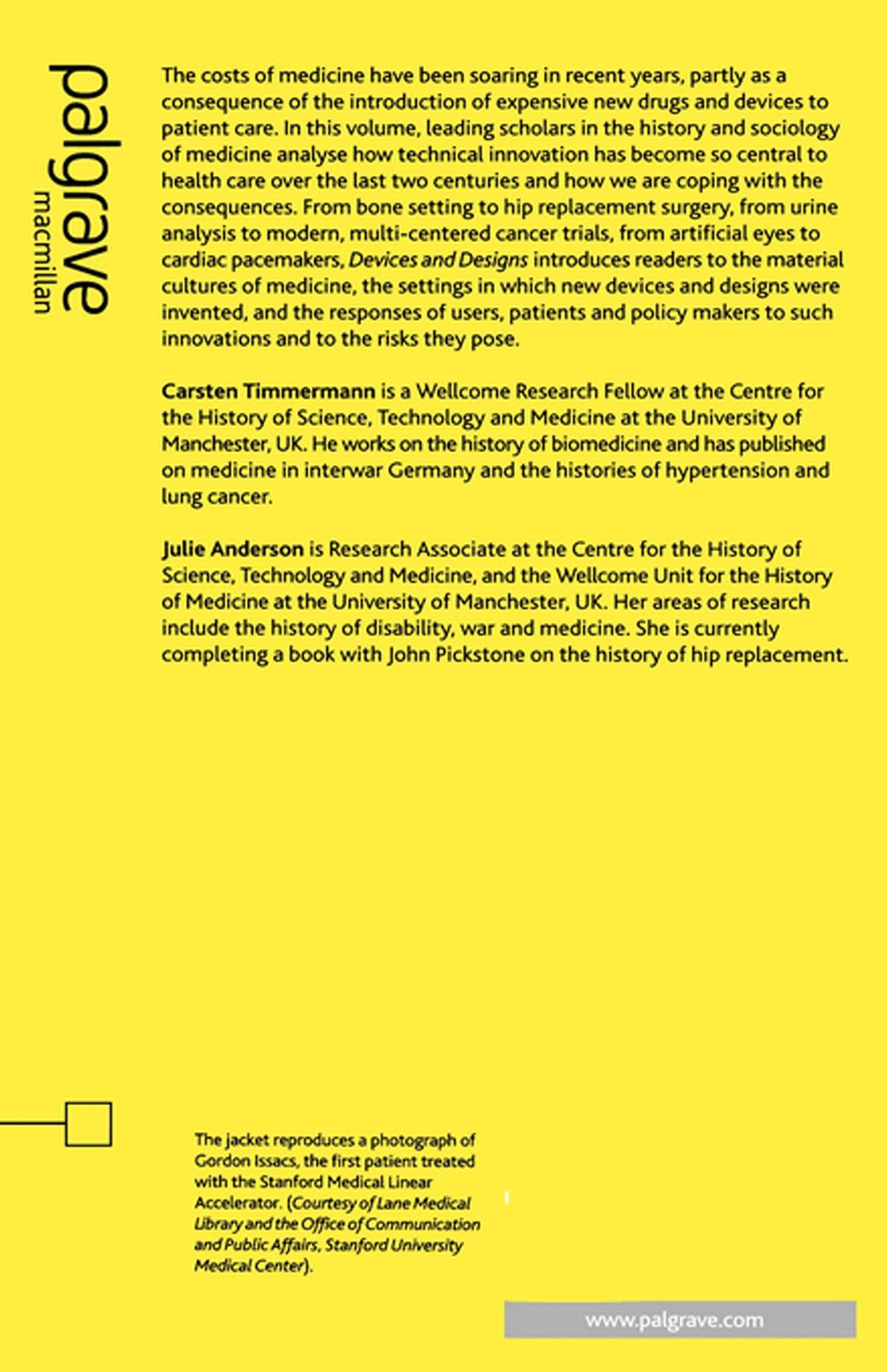 Devices and Designs: Medical Technologies in Historical Perspectives