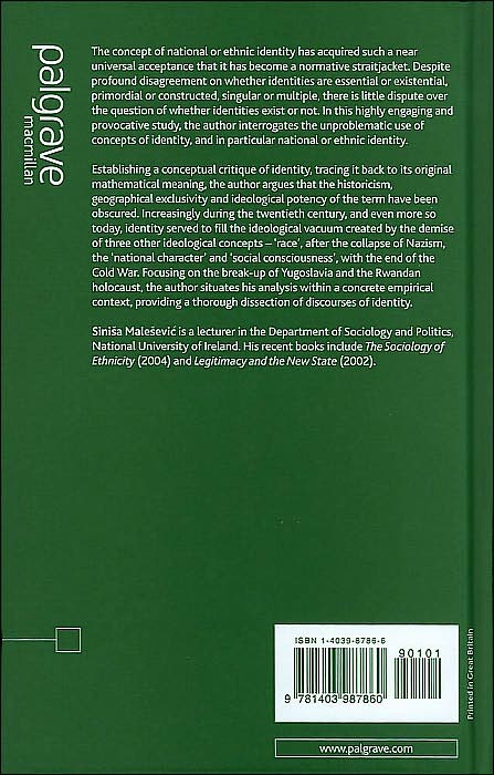 Identity as Ideology: Understanding Ethnicity and Nationalism