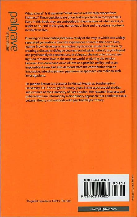 A Psychosocial Exploration of Love and Intimacy
