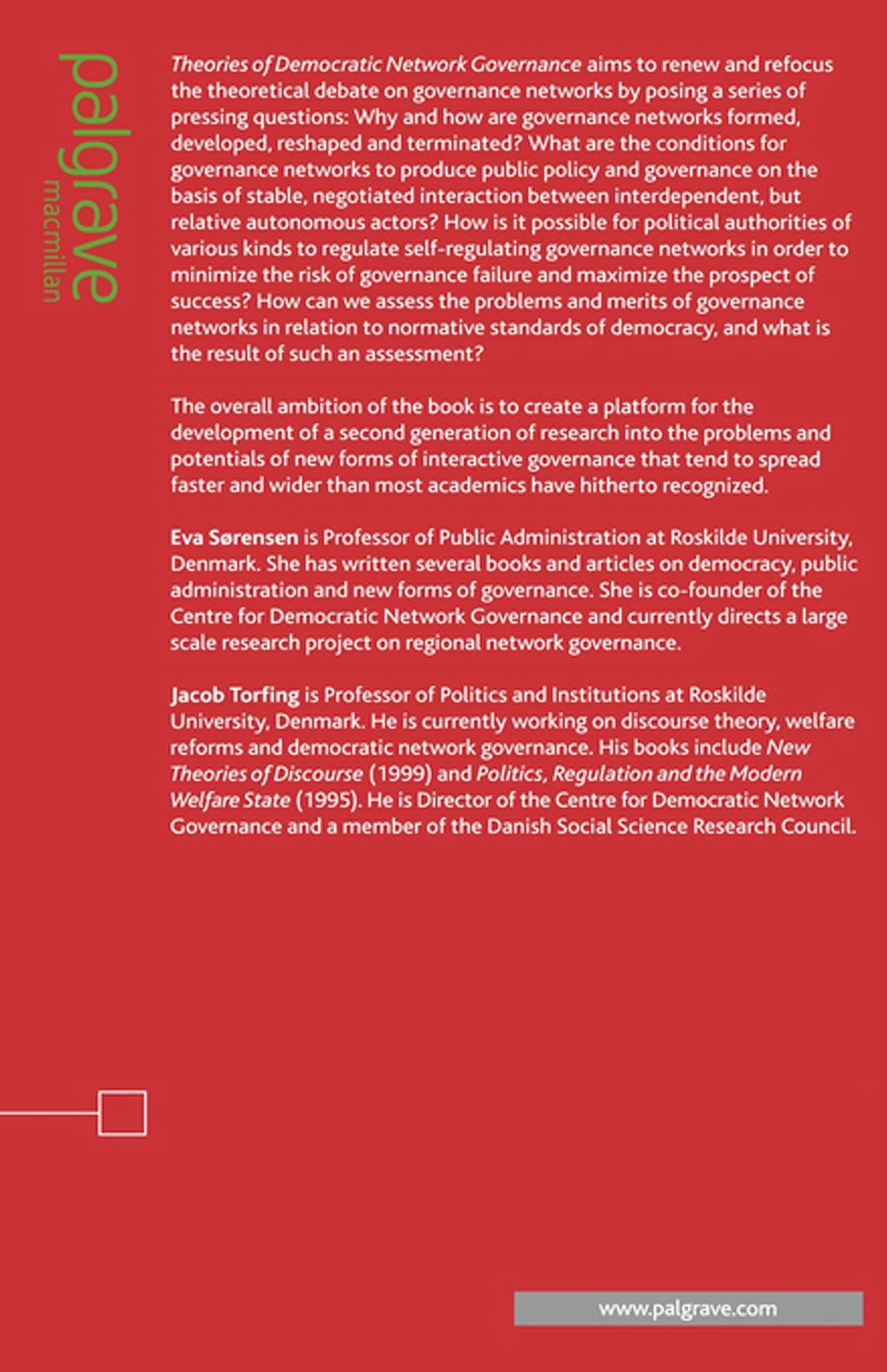 Theories of Democratic Network Governance