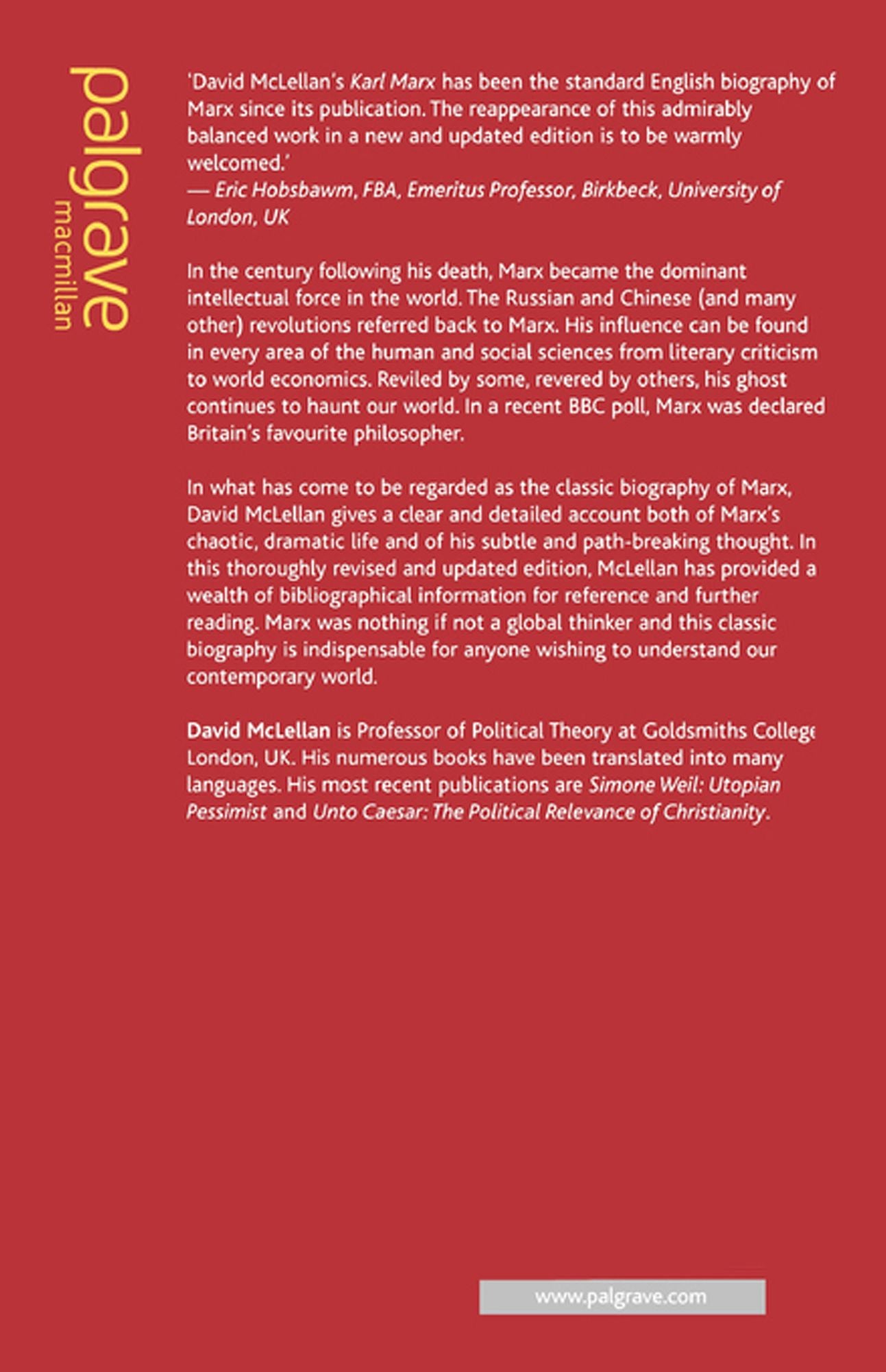 Karl Marx 4th Edition: A Biography