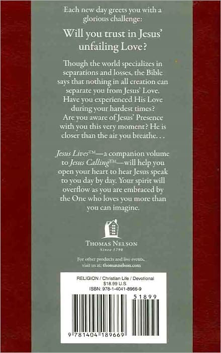 Jesus Lives Devotional: Seeing His Love in Your Life