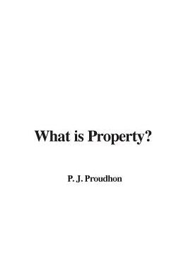 What Is Property?