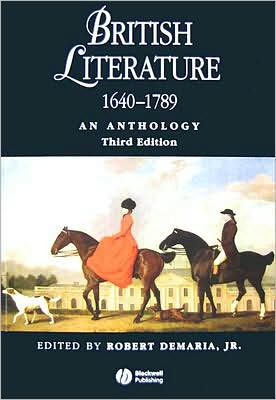 British Literature, 1640-1789: An Anthology