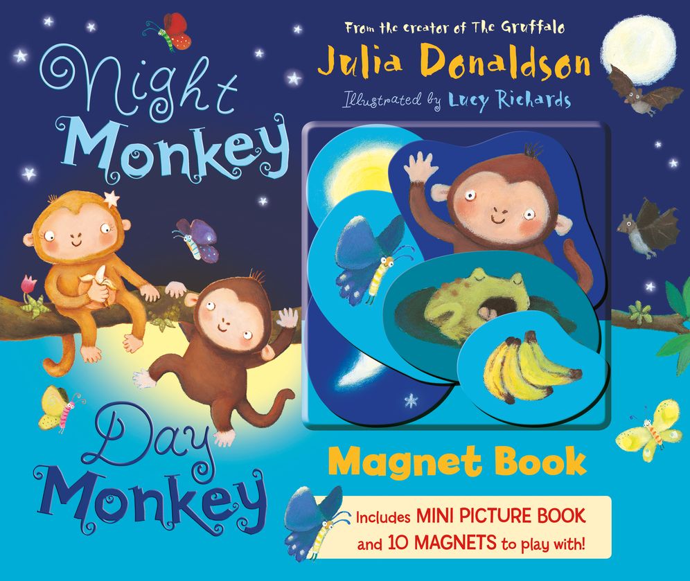 Night Monkey, Day Monkey Magnet Book