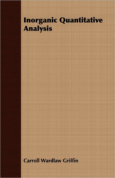 Inorganic Quantitative Analysis