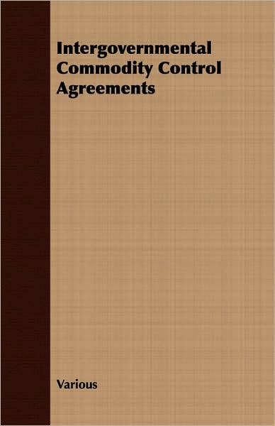 Intergovernmental Commodity Control Agreements