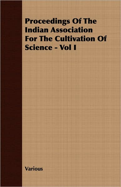 Proceedings of the Indian Association for the Cultivation of Science -