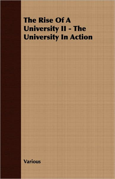 Rise of a University II - the University in Action
