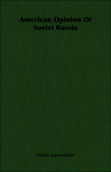 American Opinion of Soviet Russia