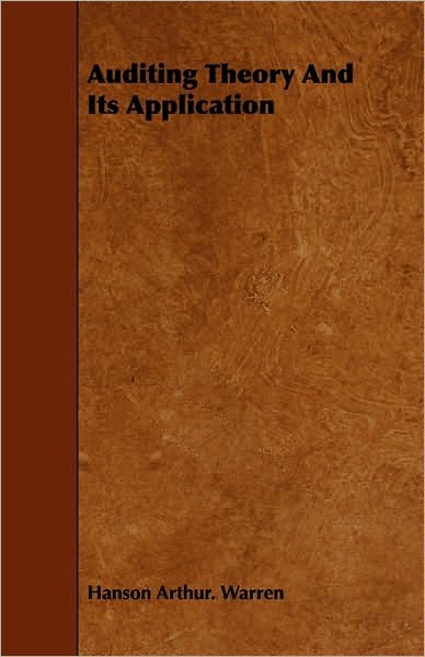 Auditing Theory And Its Application