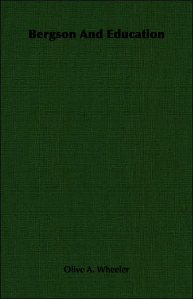 Bergson and Education