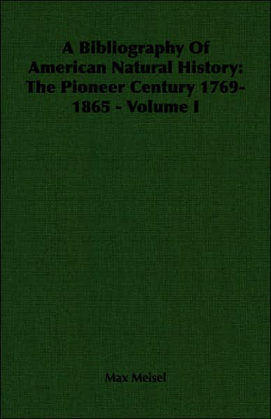 Bibliography of American Natural History
