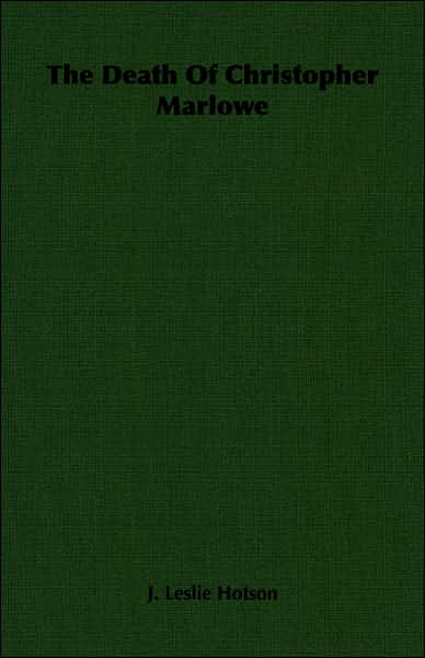 Death of Christopher Marlowe