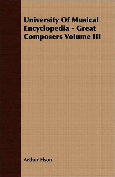 University of Musical Encyclopedia - Great Composers