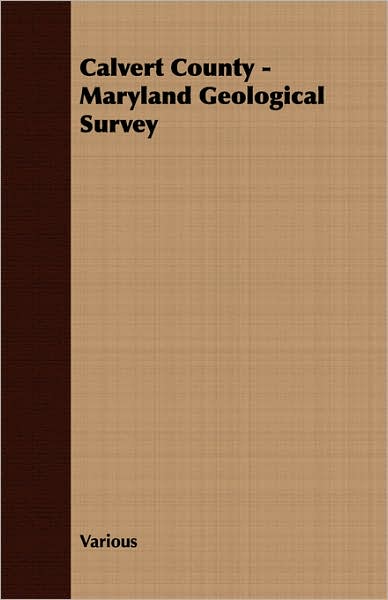 Calvert County - Maryland Geological Survey