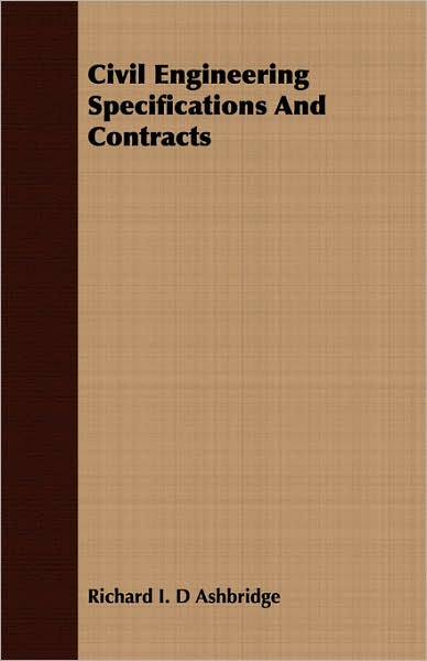 Civil Engineering Specifications and Contracts