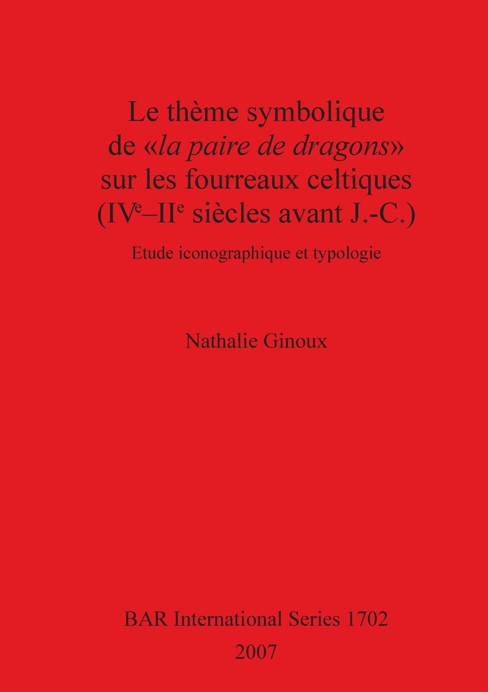 Theme Symbolique de la paire de dragons BAR S1702