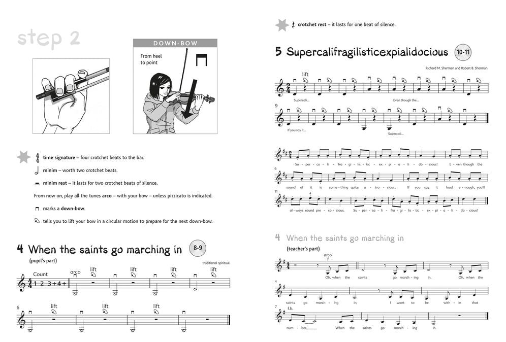 Abracadabra Violin (Pupil's book + Download): The Way to Learn Through Songs and Tunes