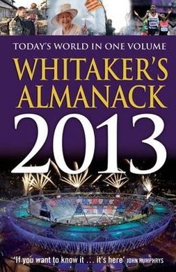 Whitaker's Almanack 2013