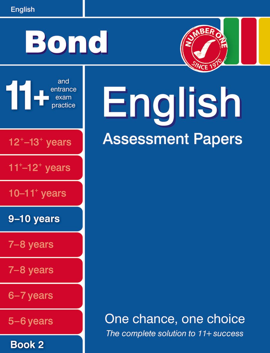 Bond English Assessment Papers 9-10 Years: Bk. 2