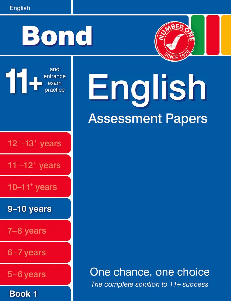 Bond English Assessment Papers 9-10 Years Book 1