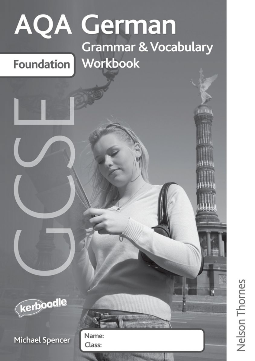 AQA GCSE German Foundation Grammar & Vocabulary Workbooks: Pack of 8