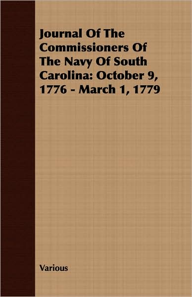 Journal Of The Commissioners Of The Navy Of South Carolina