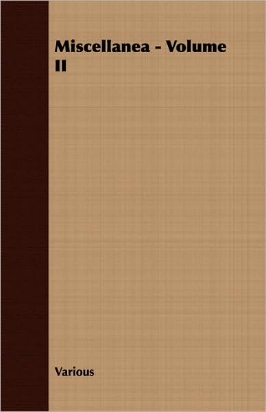 Miscellanea -