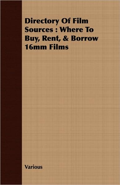Directory Of Film Sources