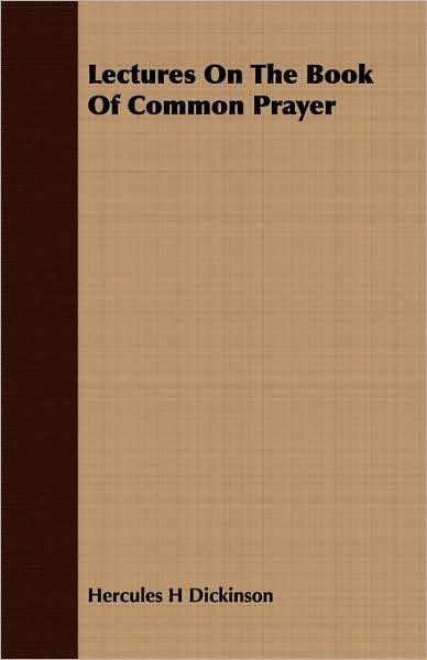 Lectures On The Book Of Common Prayer