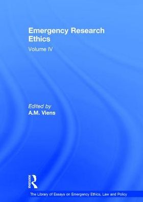 Emergency Research Ethics