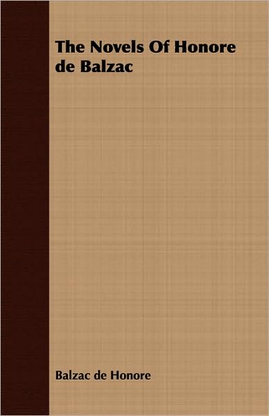 The Novels of Honore de Balzac