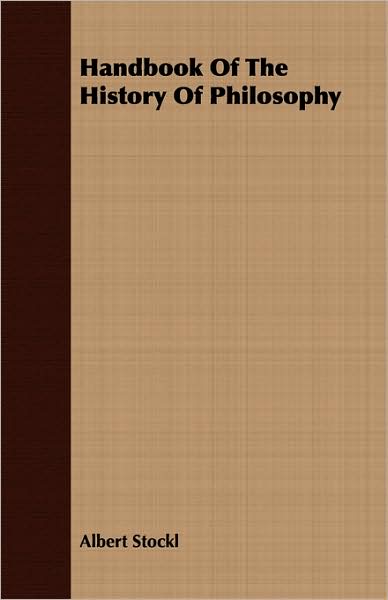 Handbook Of The History Of Philosophy